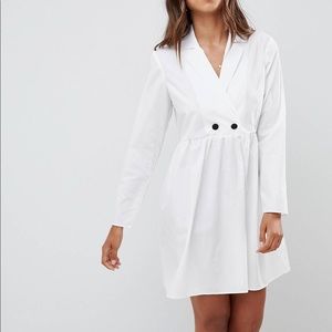 ASOS DESIGN cotton smock mini dress